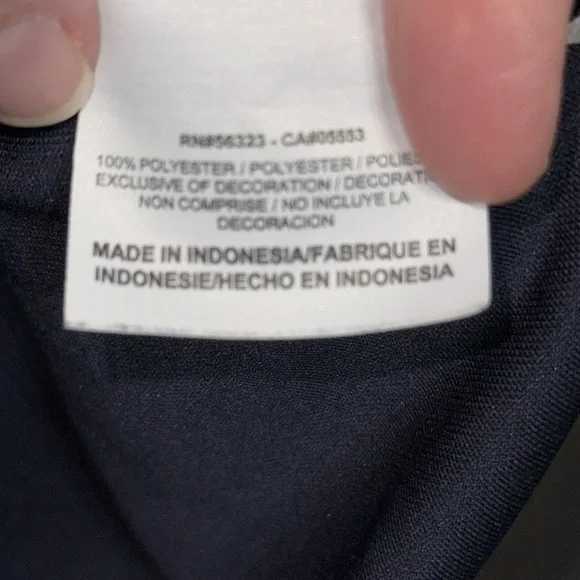 Nike Chicago Bears Navy Polo Shirt‎ Mens L - Picture 4 of 8